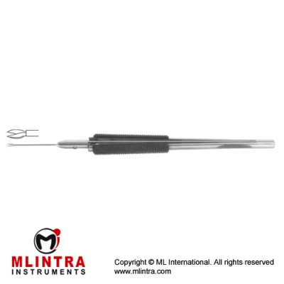 Virectomy Scissor Straight - Horizontal Opening Stainless Steel,
